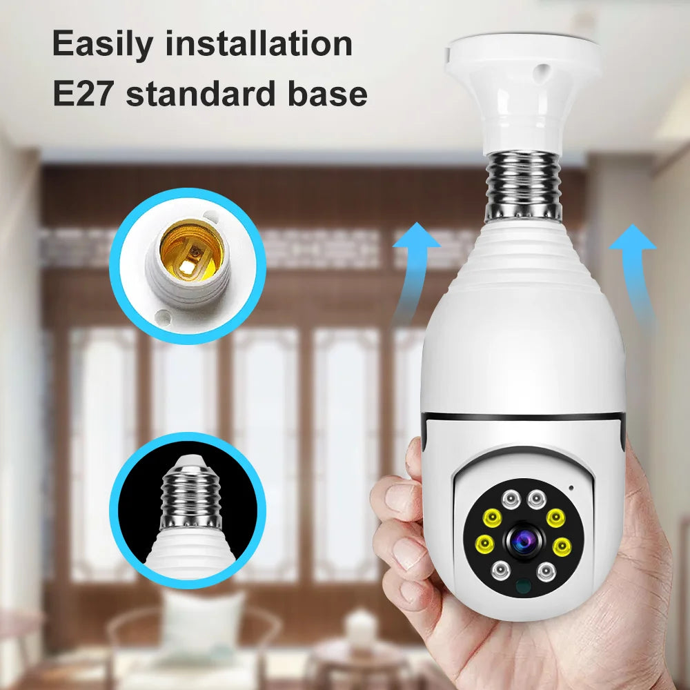 YI Iot E27 Bulb Surveillance 5G Wifi Camera 2MP Night Vision Full Color Automatic