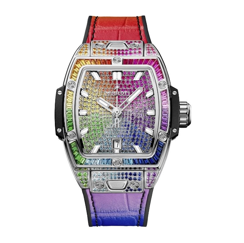 HUBLOT Espírito do Big Bang Aço Arco-Íris