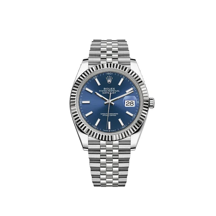 Rolex Datejust Azul Brilhante-Novo