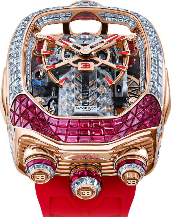 Jacob &amp; Co Bugatti Chiron Tourbillon Zafiros Baguette