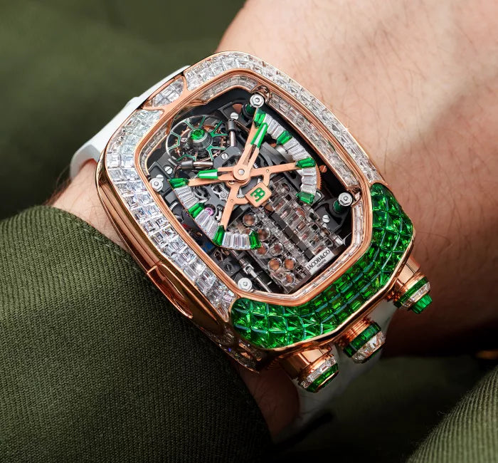 Jacob &amp; Co Bugatti Chiron Tourbillon Zafiros Baguette